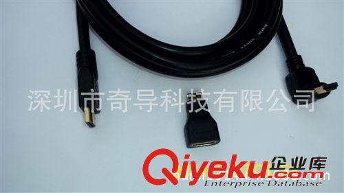 90° HDMI彎頭線 【廠家直銷】標(biāo)準(zhǔn)HDMI 裝修面板線 1.4V 彎頭HDMI線