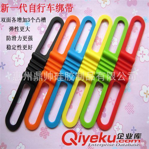 自行車硅膠綁帶Silicone bandages 自行車山地車綁帶夾子{wn}硅膠手機強光電筒扎帶tj超值促銷原始圖片2