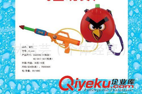 夏天玩具 熱銷夏天玩具 09憤怒小鳥背包水槍  澄海鵬輝玩具原始圖片2
