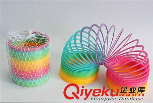 彩虹圈 批發(fā)彩虹圈玩具  10.5*10.大號彩虹圈 臺灣色 彈簧玩具益智玩具原始圖片2