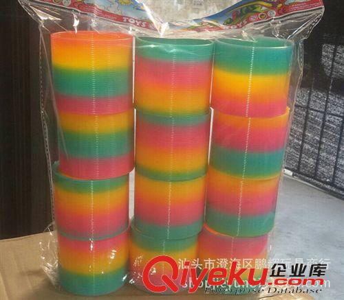 彩虹圈 熱銷款7.6*6.3 臺灣色彩虹圈 兒童彈簧圈玩具 呼拉圈兒童益智玩具