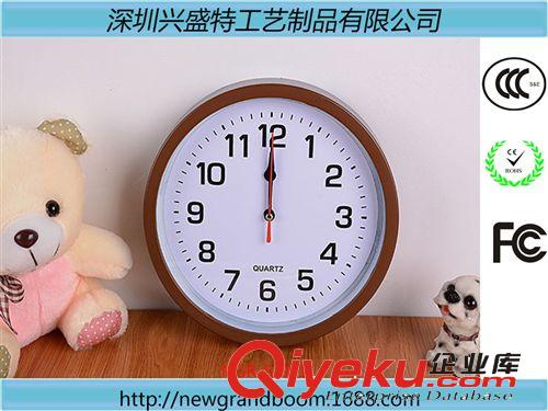塑料掛鐘 廠價直銷客廳臥室時尚掛鐘，超靜音掃描機芯原始圖片2