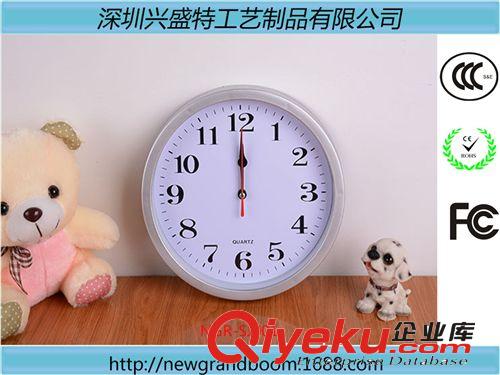 塑料掛鐘 廠價直銷客廳臥室時尚掛鐘，超靜音掃描機芯原始圖片3