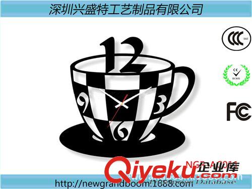 亞克力掛鐘 gd時尚創意亞克力掛鐘 頑皮小熊 羅馬數字刻度 鐘表批發原始圖片2