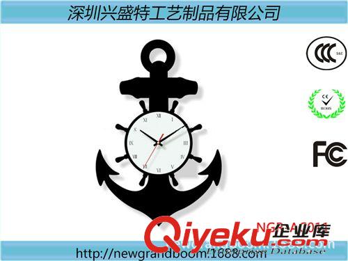 亞克力掛鐘 gd時尚創意亞克力掛鐘 頑皮小熊 羅馬數字刻度 鐘表批發原始圖片3