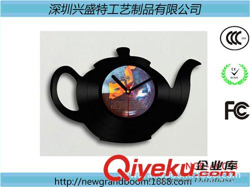亞克力掛鐘 創意蝙蝠俠造型 CD唱片材質掛鐘 新品低價批發原始圖片2
