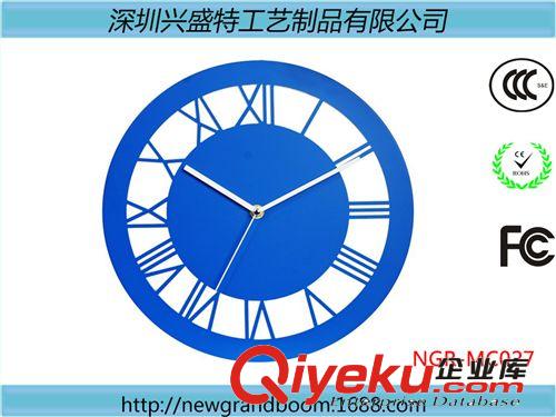 金屬掛鐘 客廳臥室時尚金屬鋁掛鐘 鏤空數(shù)字刻度 無外框 外銷熱品