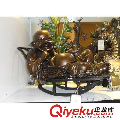 工藝品系列 精美樹(shù)脂工藝品 擺件 不倒財(cái)神佛像  鎮(zhèn)宅wc雕塑擺設(shè)