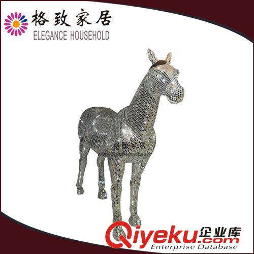 馬賽克系列 樹脂工藝品 高質量犀牛馬賽克工藝品擺件 創意馬賽克工藝品