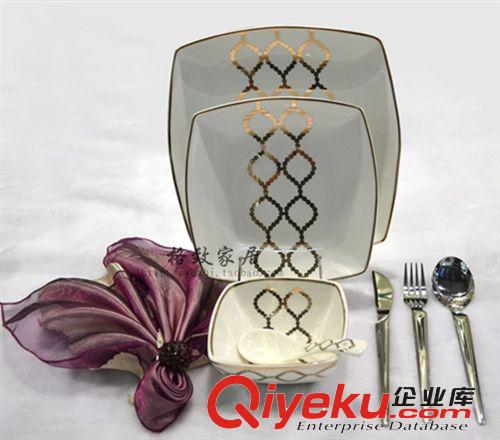 餐桌配飾 精美餐具套裝 陶瓷素花壺杯碟奶茶具 現代時尚家居用品 酒店用品原始圖片2