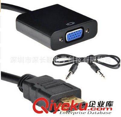 DVI/VGA 系列  HDM轉VGA mini HDMI轉VGA轉換器 HDMI轉VGA線轉換器帶音頻原始圖片3