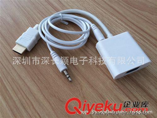 DVI/VGA 系列  2014款 HDMI轉VGA Mini micro HDMI 轉VGA 高清轉接 帶音頻 供電原始圖片2