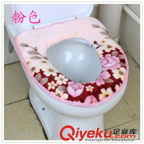 馬桶墊 布藝?yán)俳z馬桶墊座便套 拉鏈?zhǔn)?防水保暖馬桶圈原始圖片2