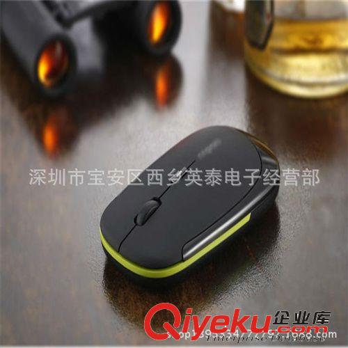 鼠標(biāo) 廠家批發(fā)2.4G無線鼠標(biāo)，3500型號，超薄，磨砂黑配電池原始圖片3