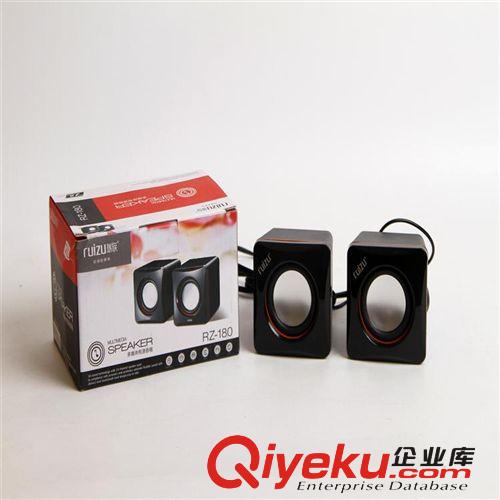 音箱產(chǎn)品 瑞族2.0USB音箱 便宜音箱 USB小方塊 禮品音箱 好音質(zhì) R-Z180原始圖片3