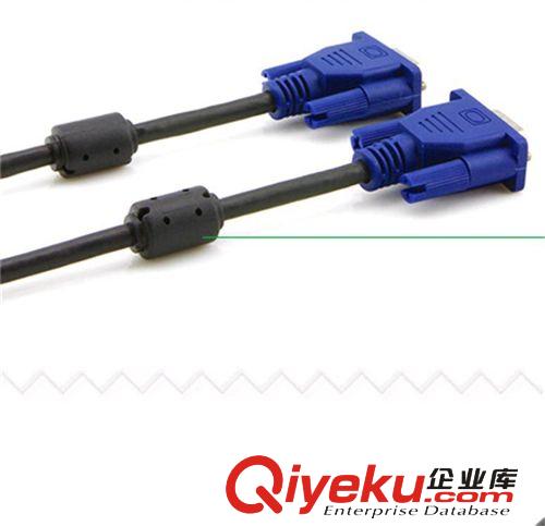 線才 3+6VGA高清10米線 銅芯顯示器信號線 屏蔽雙磁環(huán)數(shù)據(jù)線批發(fā)原始圖片3