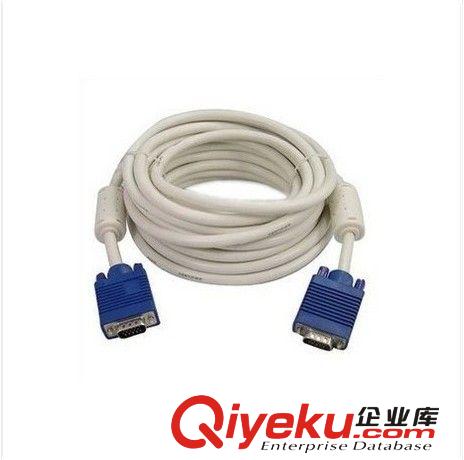 線才 美魚兒3+4 30米 VGA線 顯示器 投影儀線 白色VGA線公對公針對針原始圖片2
