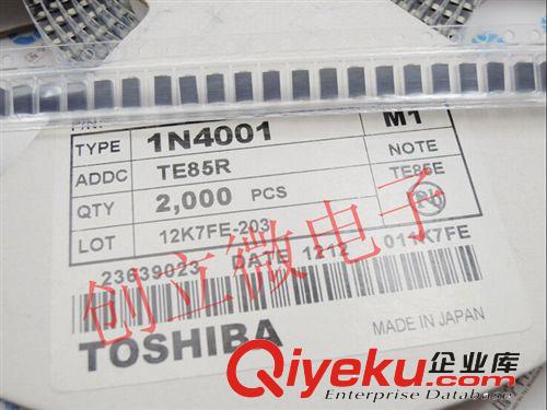 TOS系列 全新原裝 M1 整流二極管 1N4001貼片 1A 50V DO214AC拍前請咨詢原始圖片2