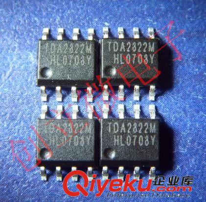 ST系列 全新原裝TDA2822M TDA2822 SOP8 貼片 雙音頻放大器拍前請咨詢