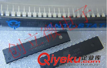 ATMEL系列 全新原裝 ATMEGA8A-PU AVR單片機8K閃存微控制器 DIP28拍前請咨詢