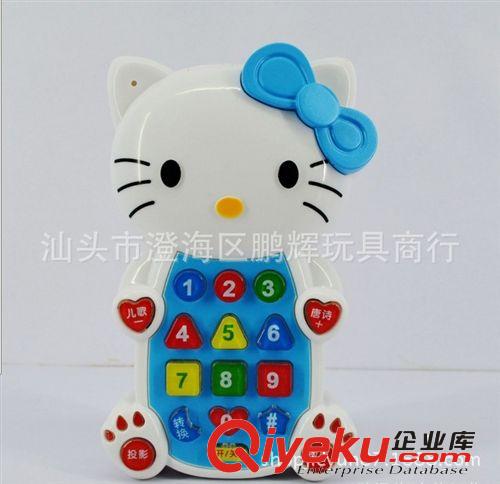 益智系列 新款卡通動物造型嬰幼兒早教學習手機 智能玩具手機帶投影故事機原始圖片3