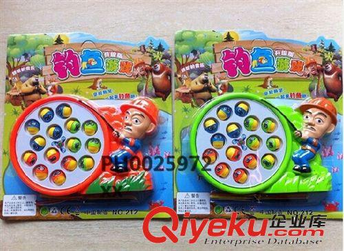 電動(dòng)系列 熱賣光頭強(qiáng)電動(dòng)釣魚 電動(dòng)旋轉(zhuǎn)釣魚套裝 兒童益智玩具原始圖片2