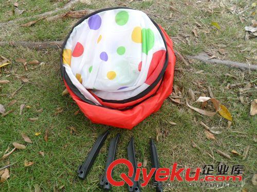 嬰兒玩具 批發(fā)兒童帳篷 紅色花點(diǎn) 游戲帳篷 經(jīng)典熱銷中  淘寶熱銷款原始圖片3