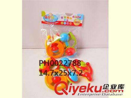 嬰兒玩具 新款嬰兒搖鈴　8件套套裝搖鈴dn瓶手抓搖鈴兒童益智玩具