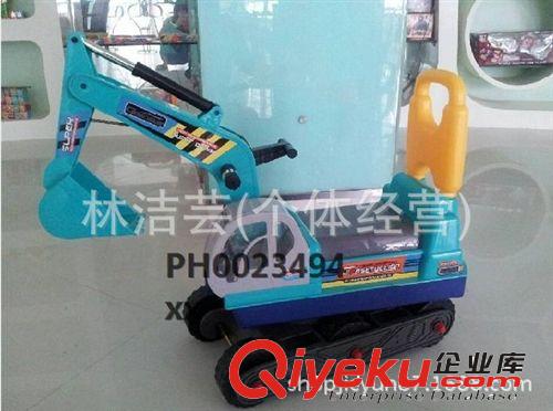 童車 供應兒童童車　兒童學步車　兒童乘用靠背工程車挖　配帽子