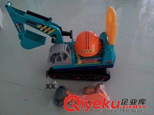 童車 供應(yīng)兒童童車　兒童學(xué)步車　兒童乘用靠背工程車挖