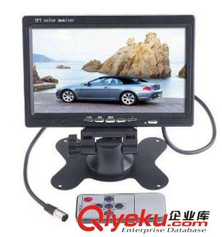 7寸車載顯示器 廠家7寸車載液晶顯示屏 自動后視功能 TFT車載監控原始圖片2