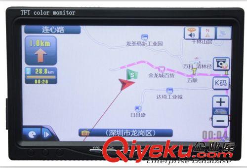 7寸車載顯示器 7寸mp5觸摸屏臺式GPS導航 高清800X480車載顯示 倒車后視原始圖片2