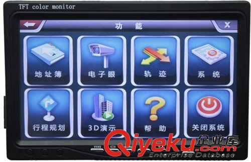 7寸車載顯示器 7寸mp5觸摸屏臺式GPS導航 高清800X480車載顯示 倒車后視原始圖片3