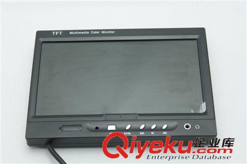 7寸車載顯示器 7寸車載液晶屏 四分割顯示器 4路畫面 液晶顯示器 全車可視顯示器