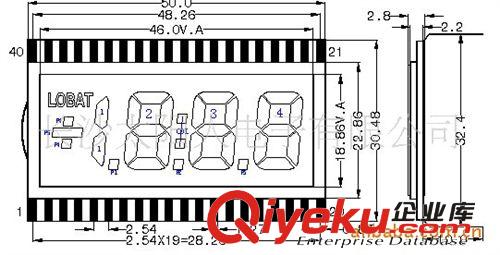 LCD液晶顯示屏 【太陽人電子】LCD3503C標(biāo)準(zhǔn)段式液晶顯示器