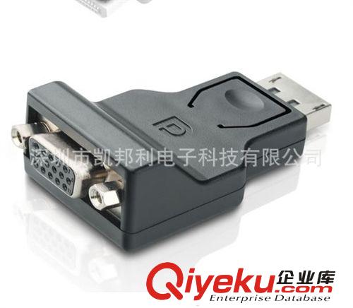 displayport連接線 廠家批發(fā)DP TO VGA 轉(zhuǎn)接頭 displayport to vga 高清轉(zhuǎn)接頭鍍金鎳原始圖片2