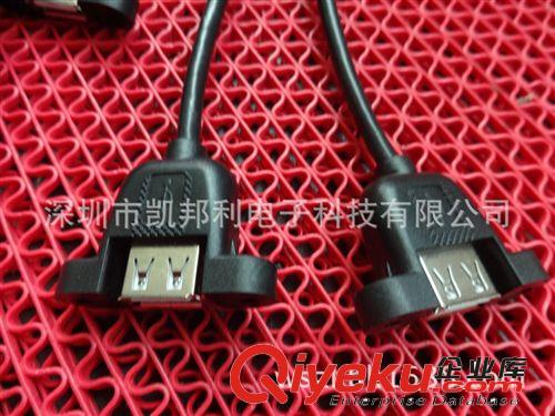 USB系列 【廠家訂做】USB公對母儀表線 USB帶耳朵延長線 USB2.0 AM/AF包郵原始圖片3