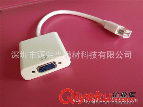 Mini DP系列 廠家定做：雷電mini displayport to vga 迷你dp轉vga mac視頻線原始圖片2