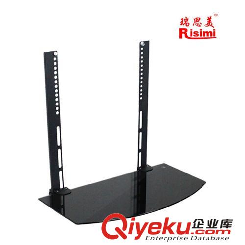 機(jī)頂盒掛架 瑞思美無需打孔衛(wèi)星 數(shù)字電視機(jī)頂盒掛架支架、DVD架 3C鋼化玻璃原始圖片3