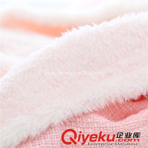 2014-10-23秋上新 2014冬裝新品女童加絨連衣裙韓版兒童凈色公主連衣裙 童裙批發原始圖片3