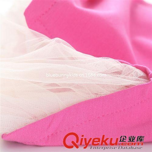 2014-8-25秋上新 2014秋裝新品女童網(wǎng)紗裙擺T恤衫韓版童裝公主百搭T恤打底衫童T恤原始圖片2