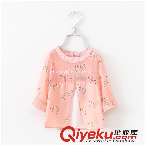 夏季清倉 女童短袖連衣裙2014韓版中小童后開扣連衣裙夏季童裝新款兒童裙