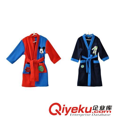 男童服飾 工廠直供 依漫絲品牌 卡通家居服兒童浴袍 精品童裝浴袍批發(fā)原始圖片2