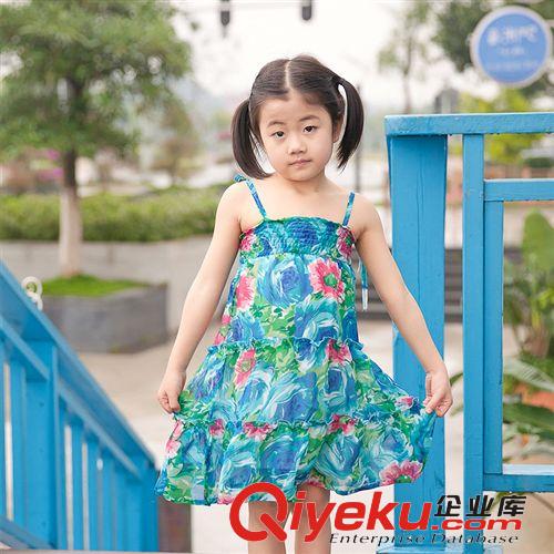 親子服飾 親子裝夏裝2014新款母女裝 韓版夏季沙灘裙子波西米亞雪紡連衣裙