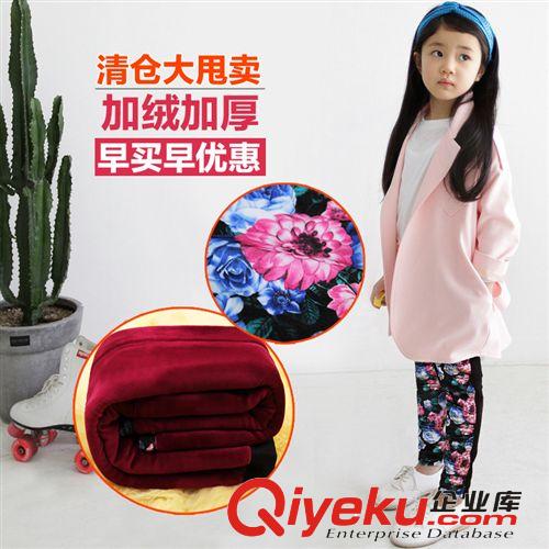 全部產(chǎn)品 鵬威兒童果糖色三層保暖褲女童外穿冬款棉褲加厚加絨小腳內(nèi)膽褲子原始圖片2