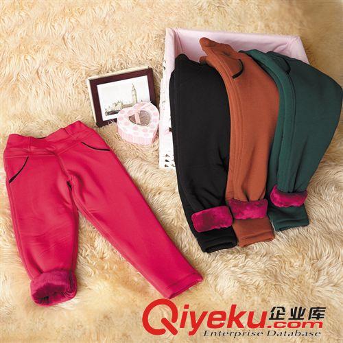 全部產(chǎn)品 鵬威兒童果糖色三層保暖褲女童外穿冬款棉褲加厚加絨小腳內(nèi)膽褲子原始圖片3