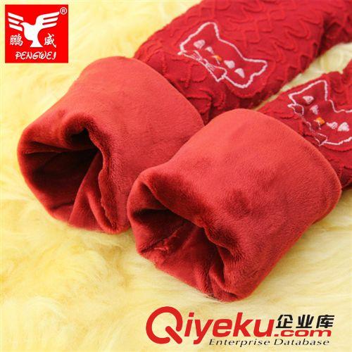 全部產品 鵬威女童打底褲秋冬款兒童加絨加厚棉褲中童純色靴褲寶寶保暖褲厚