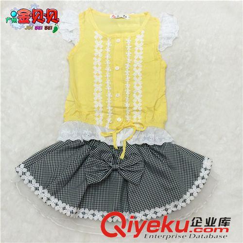 夏季庫存清倉 品牌兒童連衣裙 2014新款韓版女童牛仔拼碎花連衣裙 廠家批發清倉