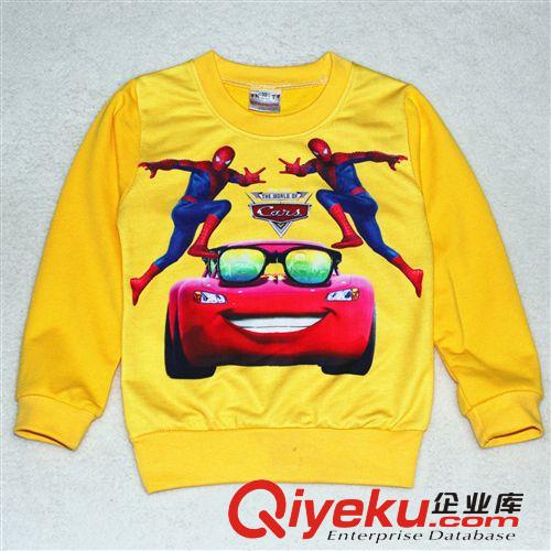 【新品】外貿(mào)長(zhǎng)袖t恤 2014新款韓版童裝長(zhǎng)袖童T恤汽車人兒童打底衫男童童裝長(zhǎng)袖T恤批發(fā)原始圖片2