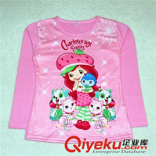 【新品】外貿長袖t恤 2014新款外貿童裝卡通白雪公主兒童長袖t恤打底女童t恤廠家批發原始圖片2